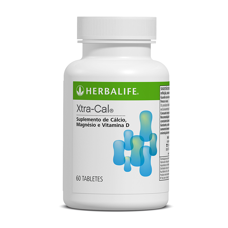 Suplemento Calcio Vitamina Xtra Cal 60 Tabletes 96g Herbalife Nutrition Brasil